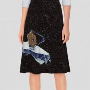 Svaha Stellar Night Sky A-Line Skirt